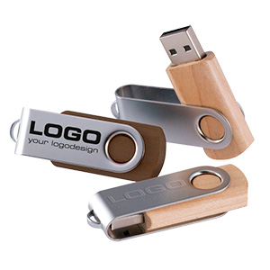 USB Stick Holz Twister
